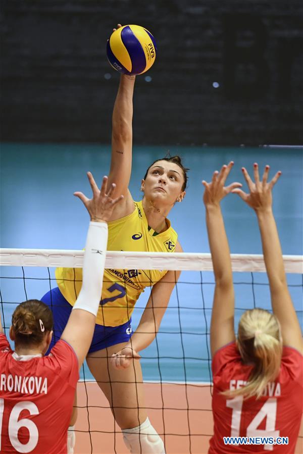 (SP)SWITZERLAND-MONTREUX-VOLLEYBALL-BRAZIL VS RUSSIA