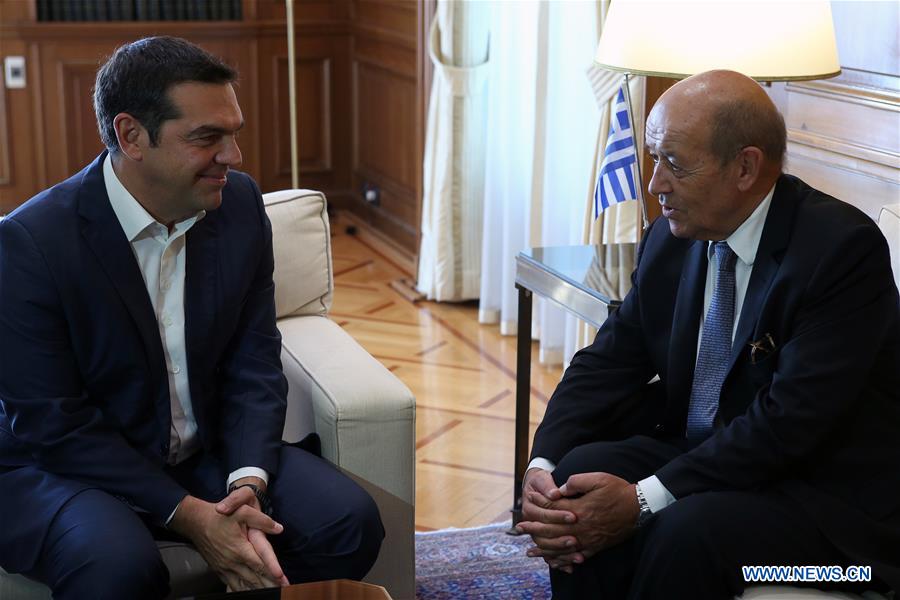 GREECE-ATHENS-FRANCE-FM-VISIT