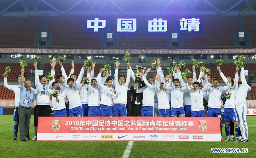 (SP)CHINA-QUJING-FOOTBALL-CFA TEAM CHINA INTERNATIONAL YOUTH FOOTBALL TOURNAMENT 2018 (CN)