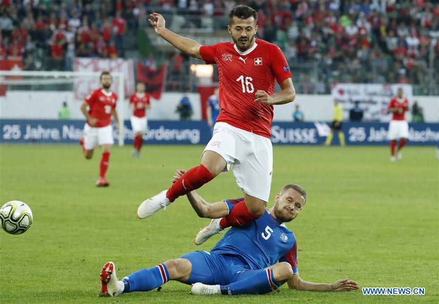 (SP)SWITZERLAND-ST. GALLEN-SOCCER-UEFA-NATIONS LEAGUE-SWITZERLAND VS ICELAND