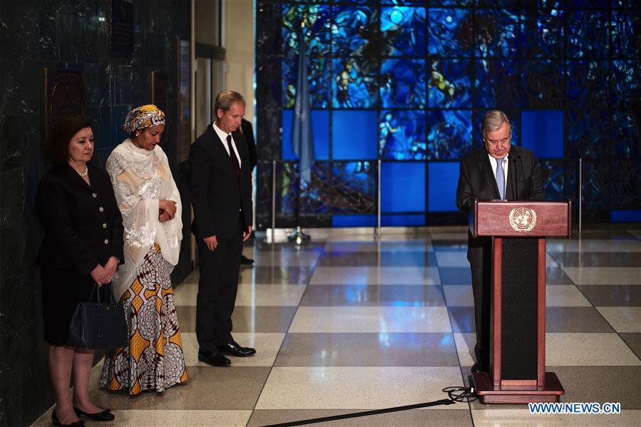 UN-FORMER CHIEF-DAG HAMMARSKJOLD-WREATH-LAYING CEREMONY