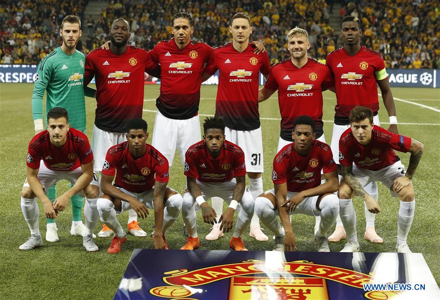 (SP)SWITZERLAND-BERN-FOOTBALL-UEFA CHAMPIONS LEAGUE-BSC YOUNG BOYS VS MANCHESTER UNITED