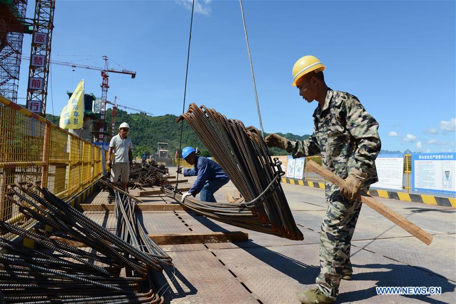 LAOS-LUANG PRABANG-CHINA-RAILWAY CONSTRUCTION-PROGRESS