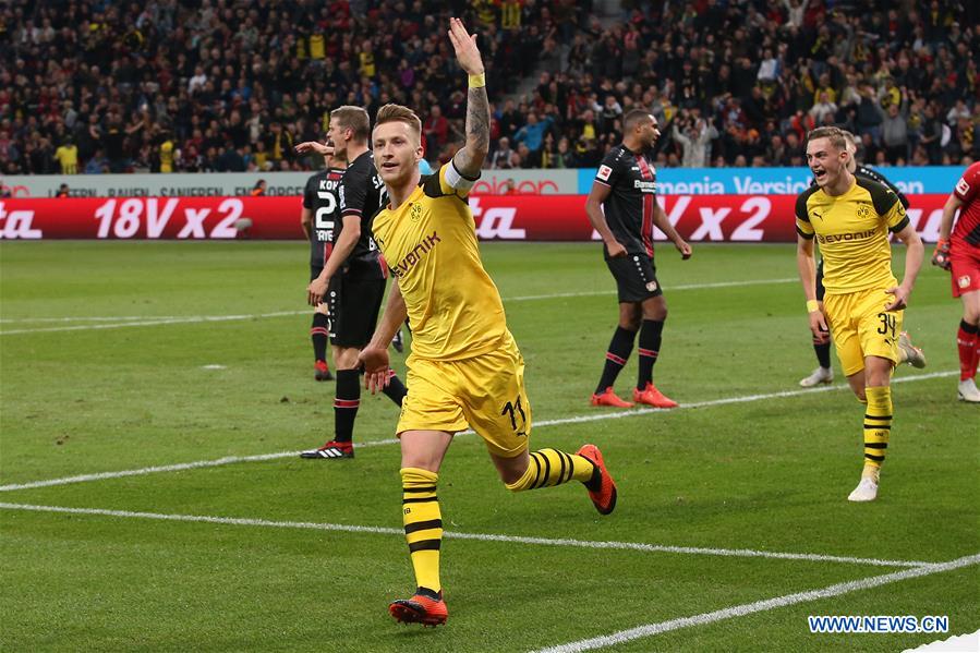 (SP)GERMANY-LEVERKUSEN-SOCCER-BUNDESLIGA-LEVERKUSEN VS DORTMUND