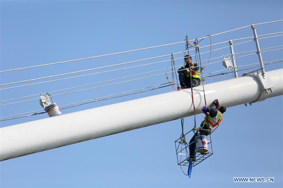 #CHINA-HUBEI-BRIDGE-MAINTENANCE (CN)