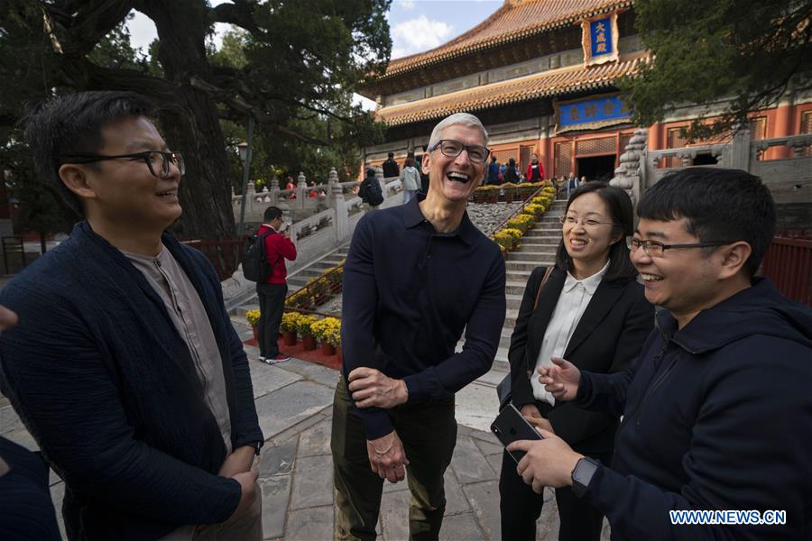 CHINA-BEIJING-APPLE CEO-COOK-VISIT (CN)