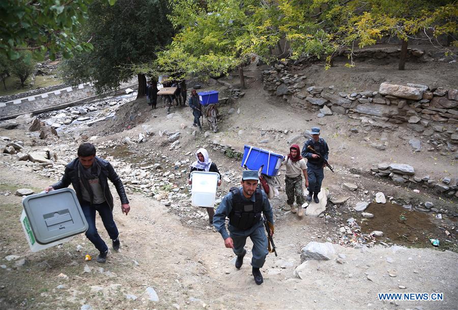 AFGHANISTAN-PANJSHIR-ELECTION MATERIALS