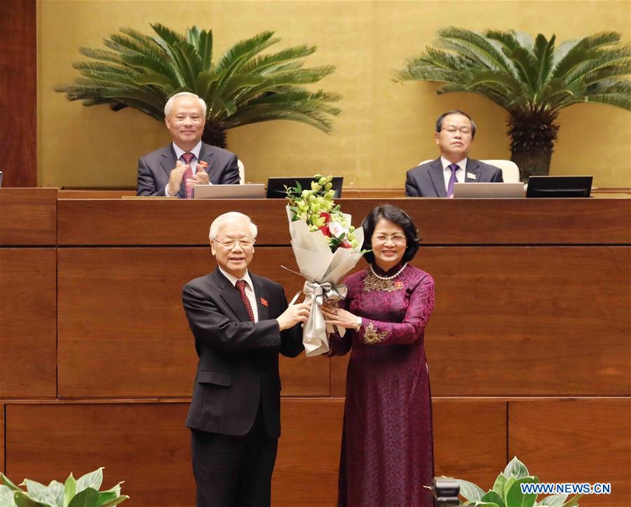 VIETNAM-HANOI-NEWLY ELECTED PRESIDENT-NGUYEN PHU TRONG