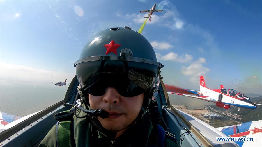 CHINA-GUANGDONG-ZHUHAI-AIRSHOW-OPENING-PERFORMANCE