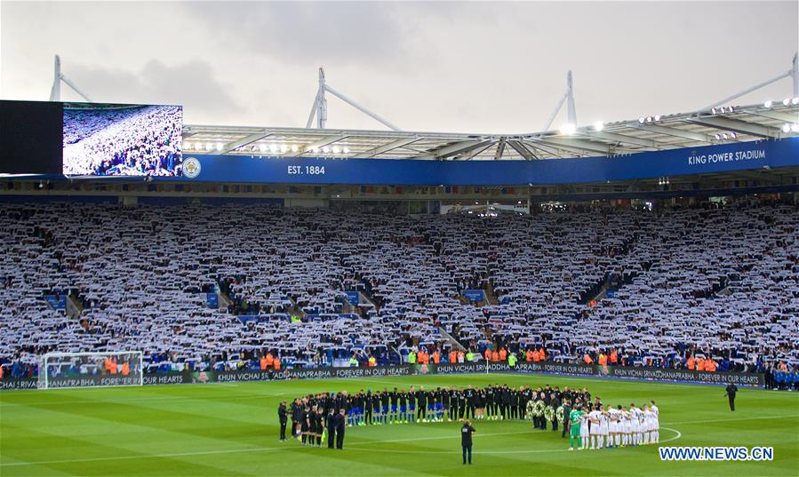 (SP)BRITAIN-LEICESTER-FOOTBALL-ENGLISH PREMIER LEAGUE-LEICESTER CITY FC VS BURNLEY FC