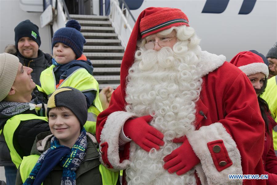 HUNGARY-BUDAPEST-FINNISH SANTA-ARRIVAL