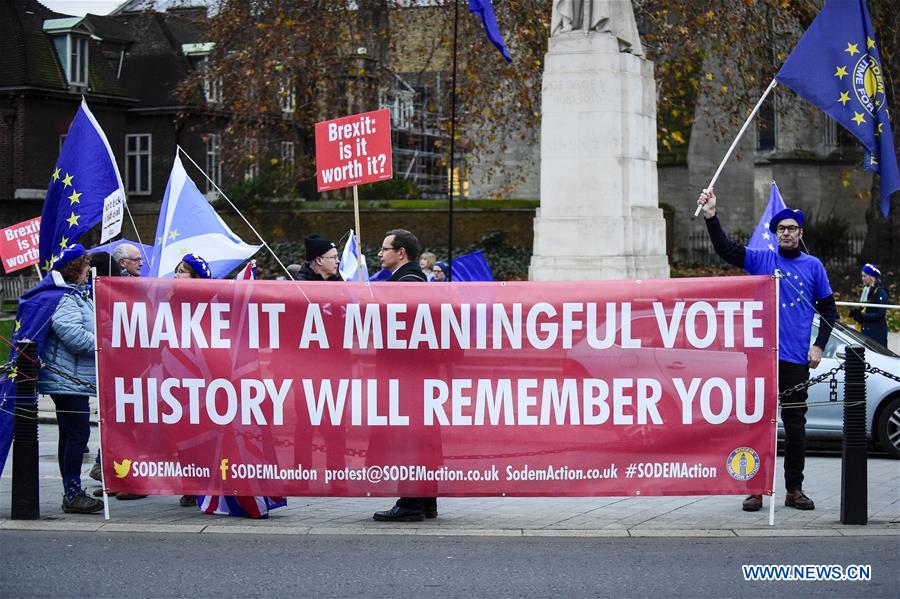 BRITAIN-LONDON-BREXIT-PROTEST