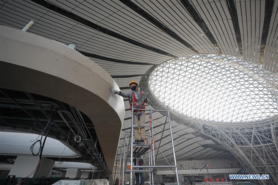 CHINA-BEIJING-NEW AIRPORT-FACADE(CN)