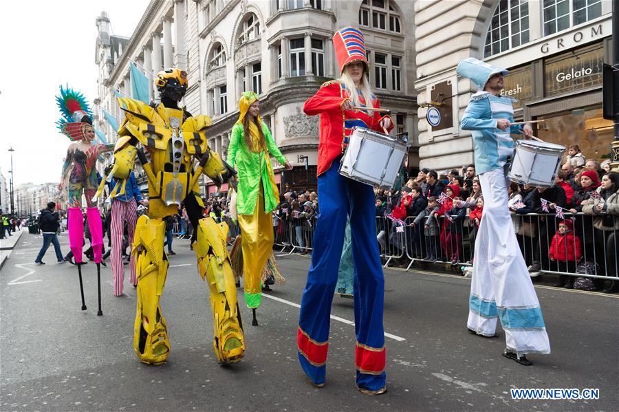 BRITAIN-LONDON-NEW YEAR-PARADE