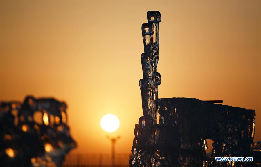 CHINA-HARBIN-ICE SCULPTURE-COMPETITION (CN)