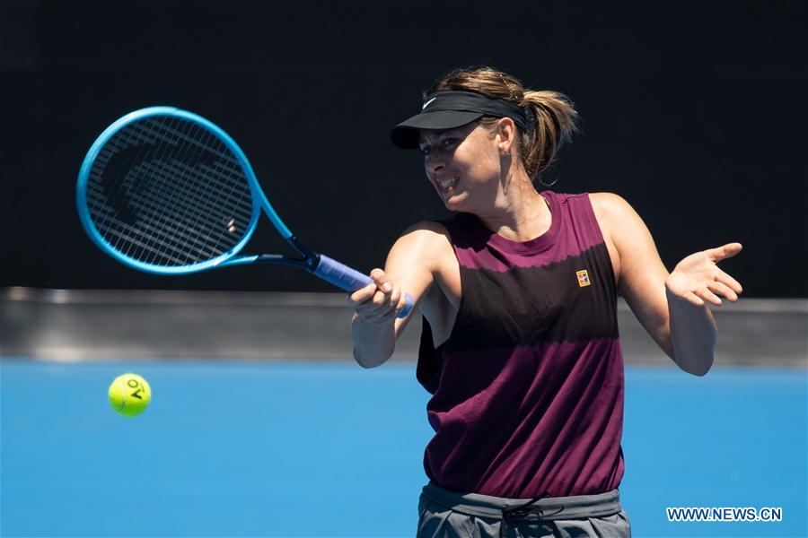 (SP)AUSTRALIA-MELBOURNE-TENNIS-AUSTRALIAN OPEN-MARIA SHARAPOVA