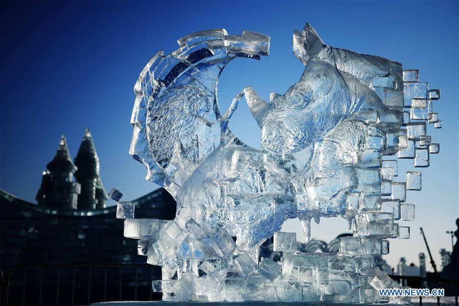 CHINA-HARBIN-ICE SCULPTURE (CN)