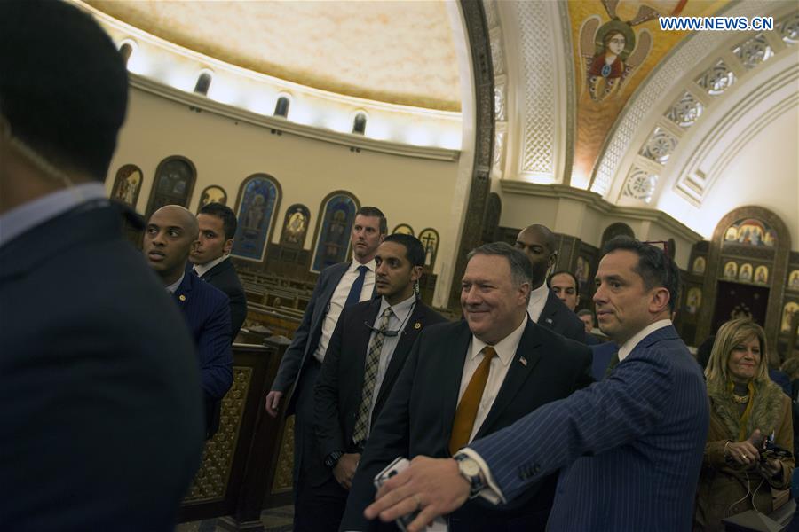 EGYPT-NEW ADMINISTRATIVE CAPITAL-U.S.-POMPEO-VISIT