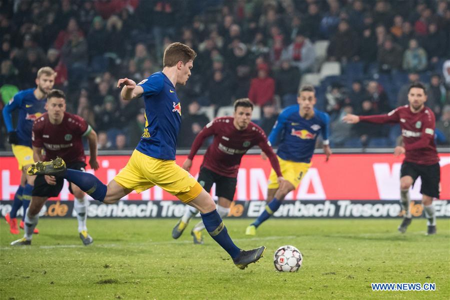 (SP)GERMANY-HANOVER-SOCCER-BUNDESLIGA-HANOVER 96 VS LEIPZIG