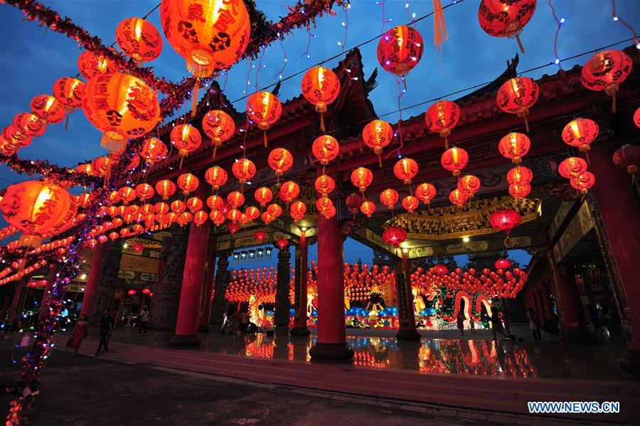 THAILAND-BANGKOK-LANTERN SHOW-SPRING FESTIVAL