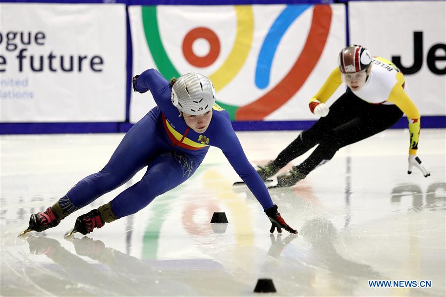 (SP)BOSNIA AND HERZEGOVINA-SARAJEVO-EUROPEAN YOUTH OLYMPIC FESTIVAL-SHORT TRACK SPEED SKATING