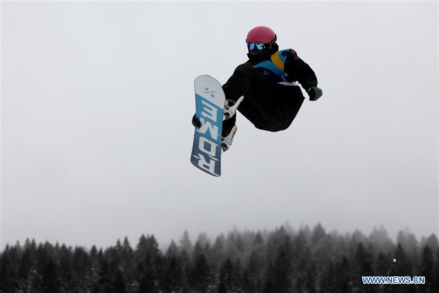 (SP)BOSNIA AND HERZEGOVINA-SARAJEVO-EUROPEAN YOUTH OLYMPIC FESTIVAL-SNOWBOARD BIG AIR FINALS COMPETITION