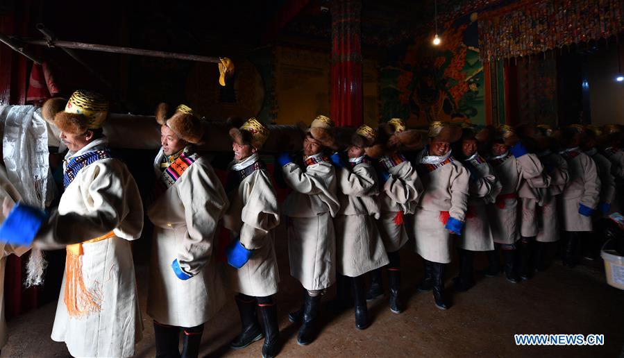 (InTibet) CHINA-TIBET-CHAM DANCE (CN)