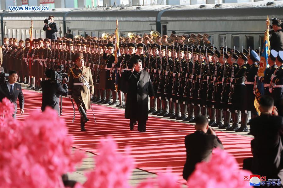 DPRK-PYONGYANG-KIM JONG UN-U.S.-SUMMIT-DEPARTURE