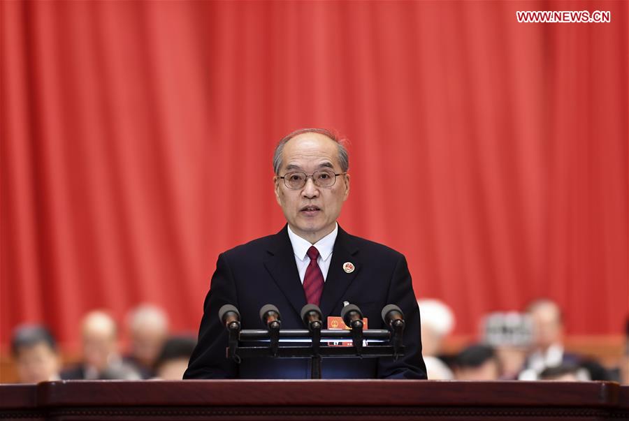 (TWO SESSIONS)CHINA-BEIJING-NPC-THIRD PLENARY MEETING-ZHANG JUN (CN)