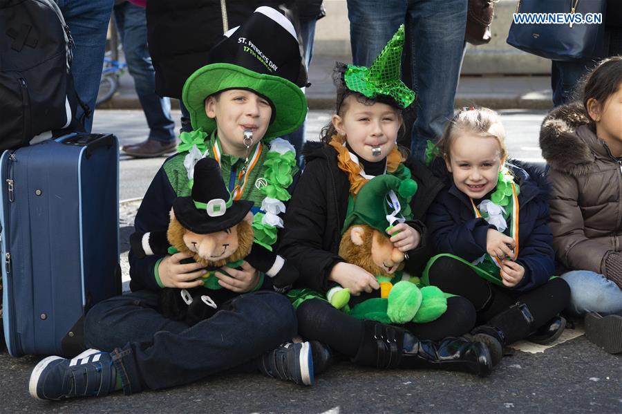 BRITAIN-LONDON-ST PATRICK'S DAY-PARADE