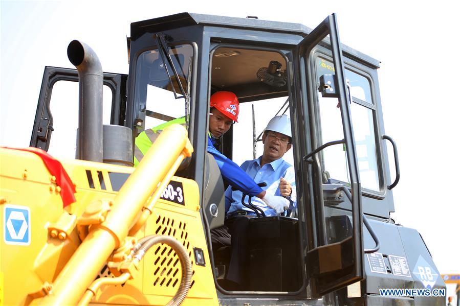 CAMBODIA-KAMPONG SPEU-CHINESE-INVESTED EXPRESSWAY-GROUNDBREAKING