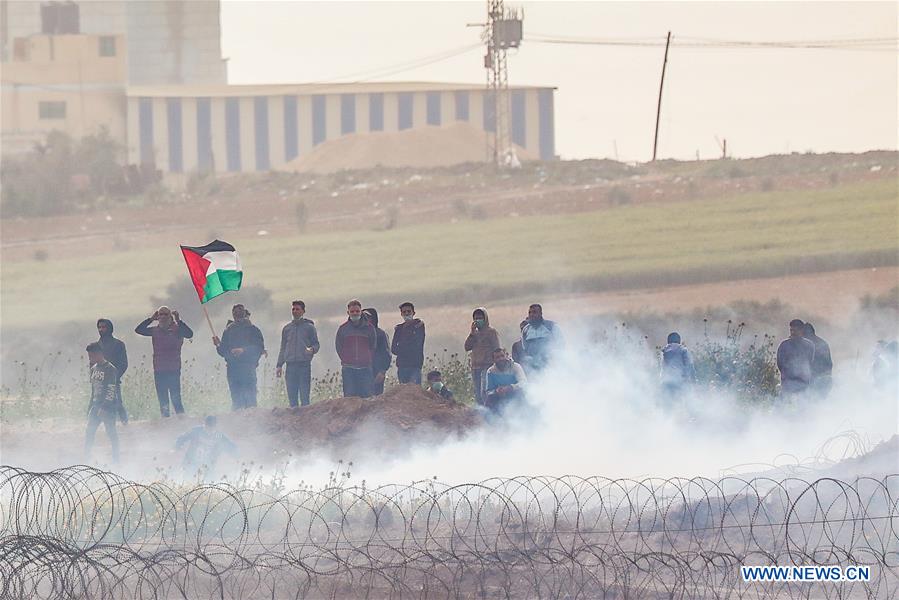 MIDEAST-GAZA-NAHAL OZ-PROTEST