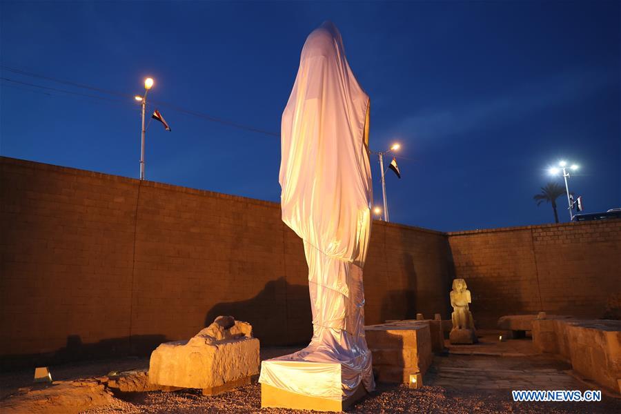 EGYPT-SOHAG-RAMSES II STATUE-REVIVAL