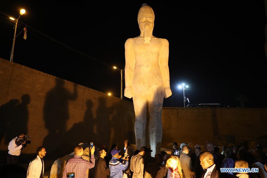 EGYPT-SOHAG-RAMSES II STATUE-REVIVAL