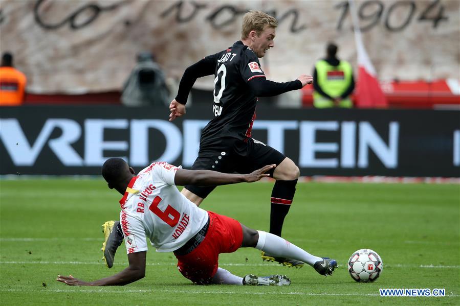  (SP)GERMANY-LEVERKUSEN-SOCCER-BUNDESLIGA-LEVERKUSEN VS LEIPZIG