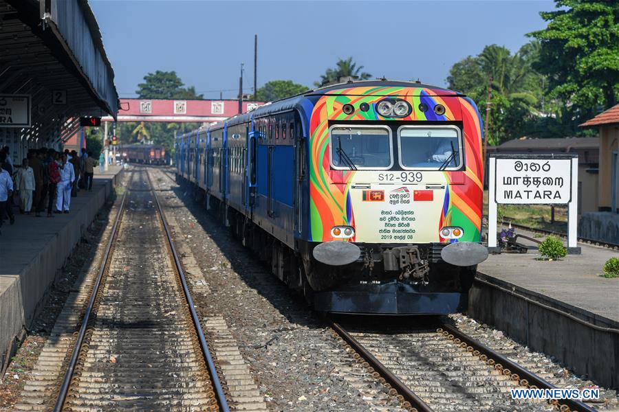 SRI LANKA-CHINA-FUNDED RAILWAY LINE-OPEN