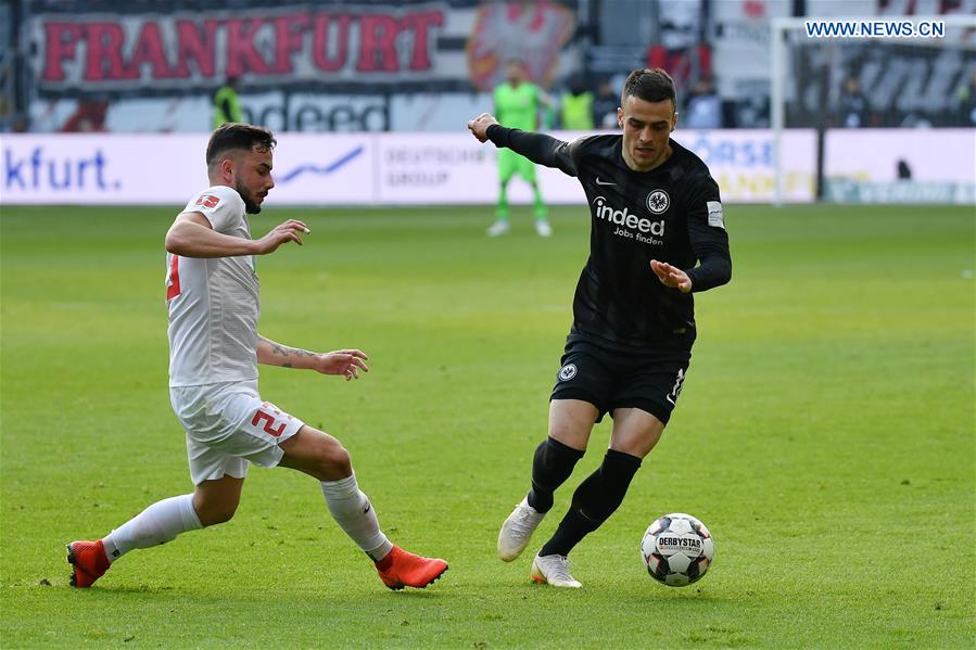 (SP)GERMANY-FRANKFURT-SOCCER-BUNDESLIGA-FRANKFURT VS AUGSBURG