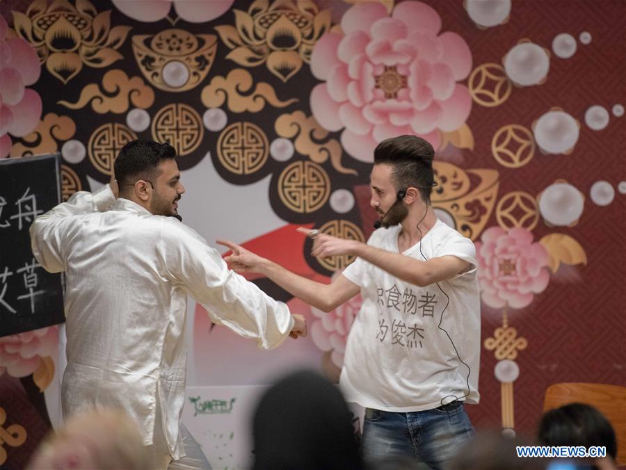 EGYPT-CAIRO-CHINESE-LANGUAGE COMEDY COMPETITION-EGYPTIAN COLLEGE STUDENTS