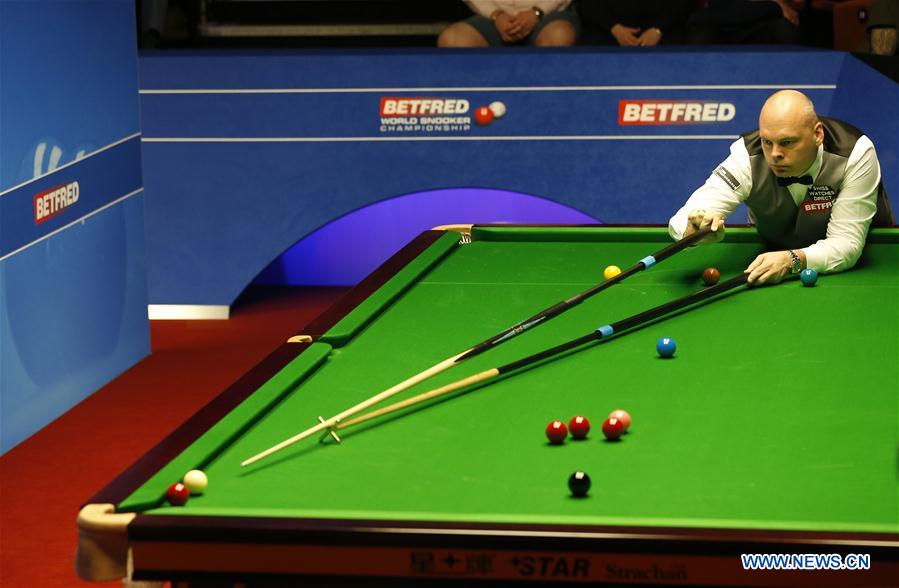 (SP) BRITAIN-SHEFFIELD-SNOOKER-WORLD CHAMPIONSHIP-DAY 4