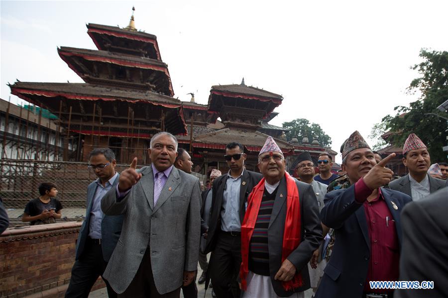 NEPAL-KATHMANDU-PM-EARTHQUAKE-4TH ANNIVERSARY