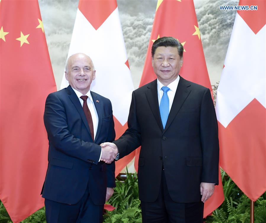 CHINA-BEIJING-XI JINPING-SWITZERLAND-TALKS (CN)