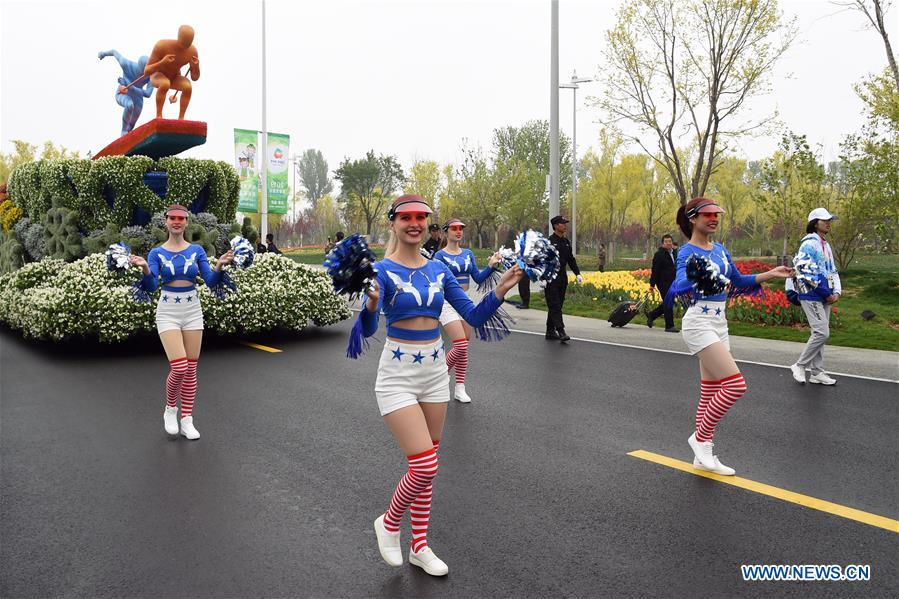 (EXPO 2019)CHINA-BEIJING-HORTICULTURAL EXPO-FLOAT PARADE (CN)