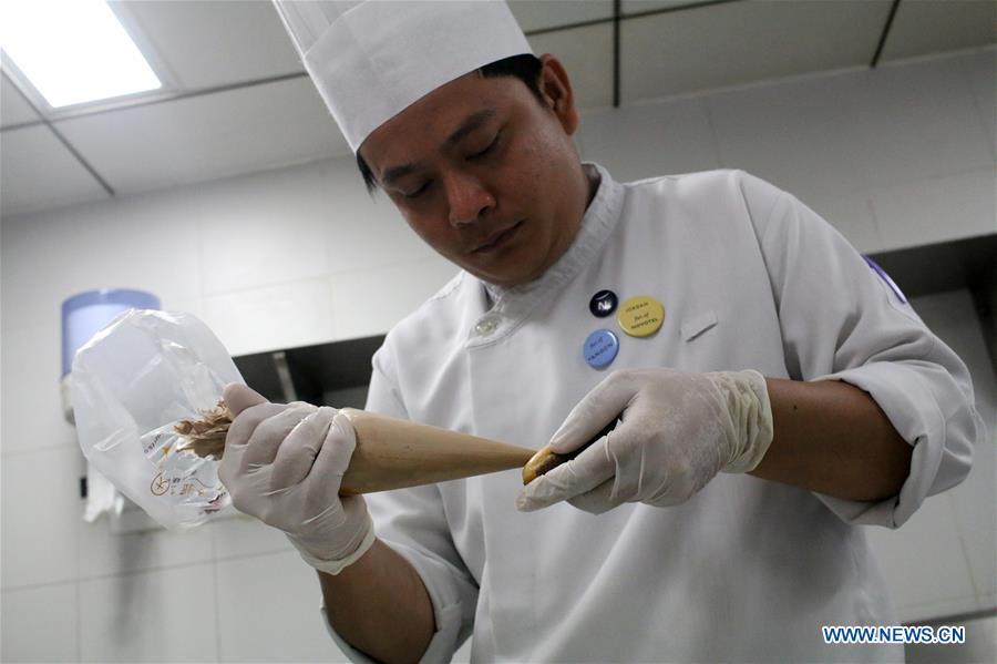 MYANMAR-YANGON-HEARING-IMPAIRED PASTRY CHEF