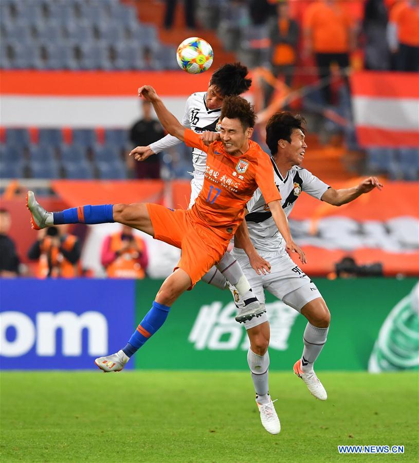 (SP)CHINA-SHANDONG-JINAN-SOCCER-AFC CHAMPIONS LEAGUE-GROUP E