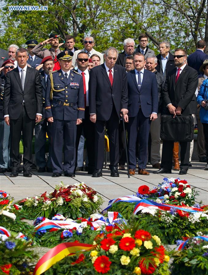 CZECH REPUBLIC-PRAGUE-WWII-ANNIVERSARY-COMMEMORATION