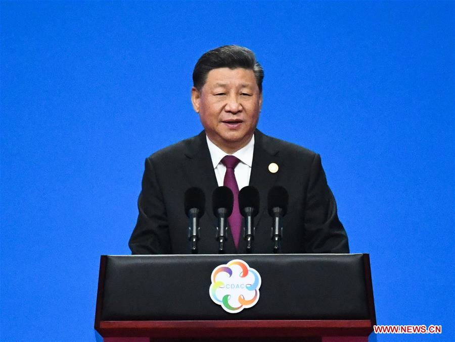 CHINA-BEIJING-XI JINPING-CDAC-OPENING CEREMONY (CN)