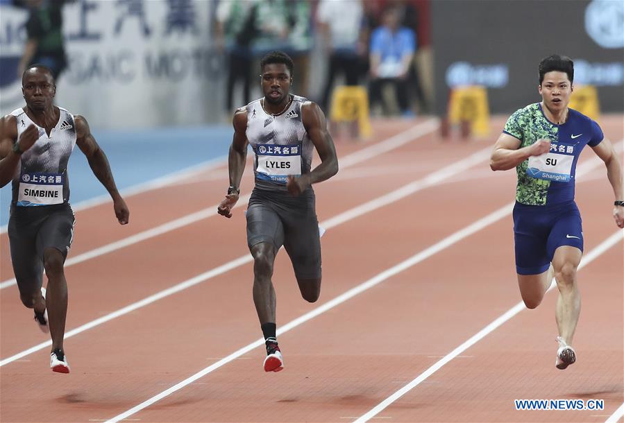 (SP)CHINA-SHANGHAI-ATHLETICS-IAAF-DIAMOND LEAGUE-MEN'S 100M (CN)