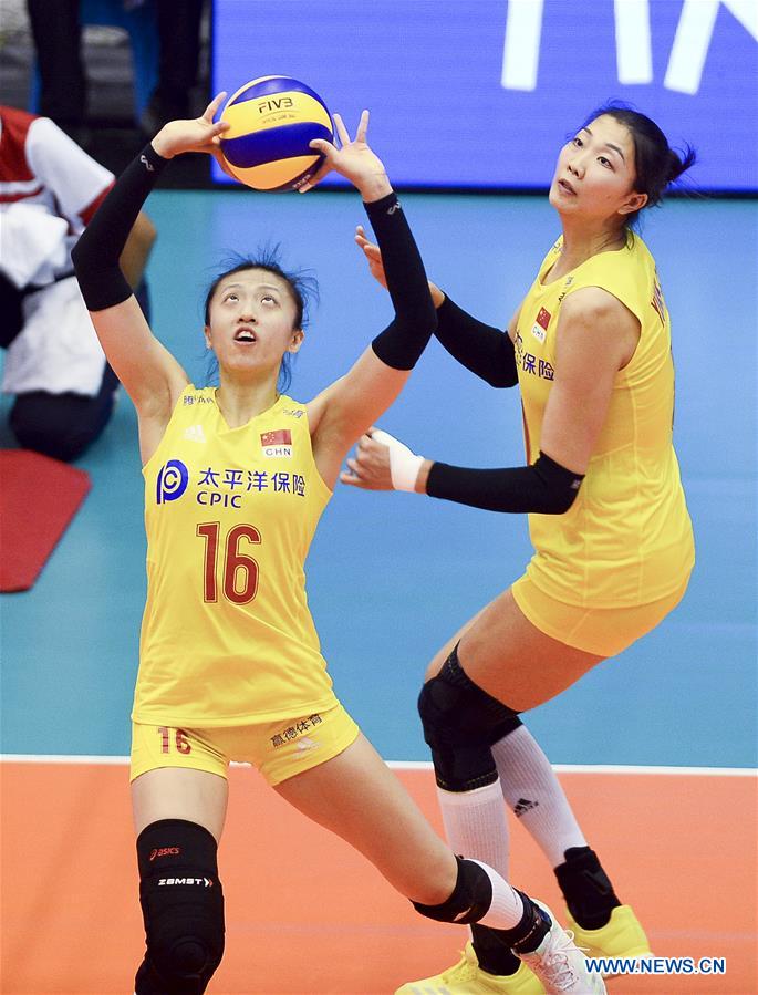 (SP)CHINA-MACAO-VOLLEYBALL-NATIONS LEAGUE-CHN VS BEL (CN)