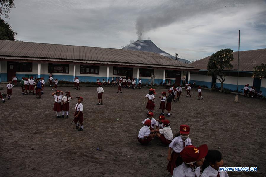 INDONESIA-NORTH SUMATRA-MOUNT SINABUNG-VOLCANO ERUPTION