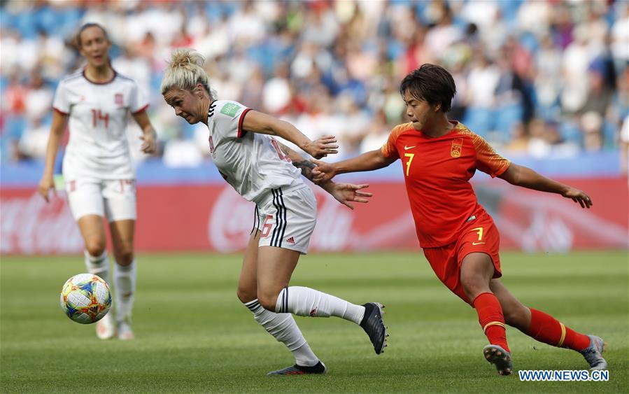 (SP)FRANCE-LE HAVRE-2019 FIFA WOMEN'S WORLD CUP-GROUP B-CHINA-SPAIN